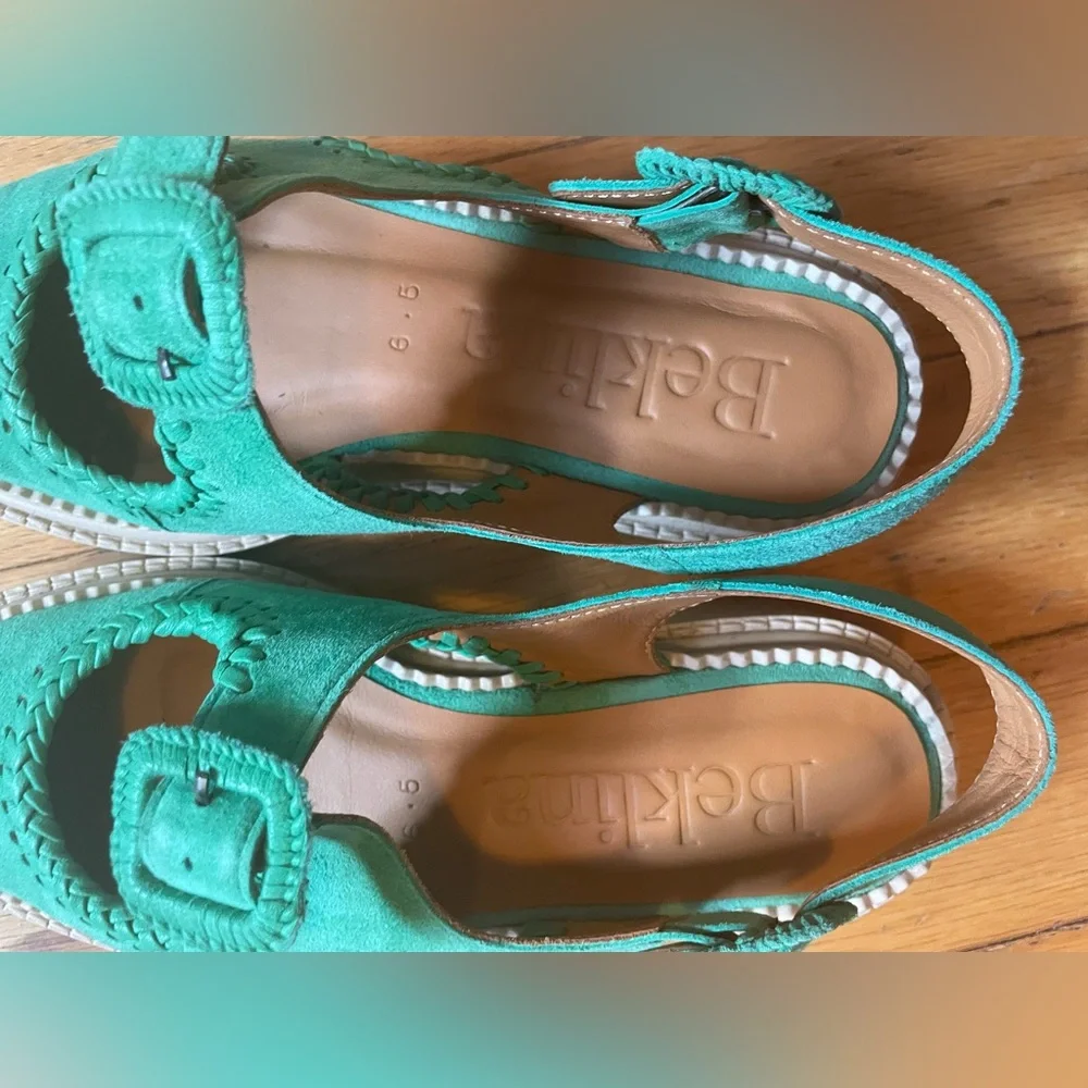 Beklina Mara Maria Sandal Shutter Green 6.5 Sold Out - Picture 6 of 6